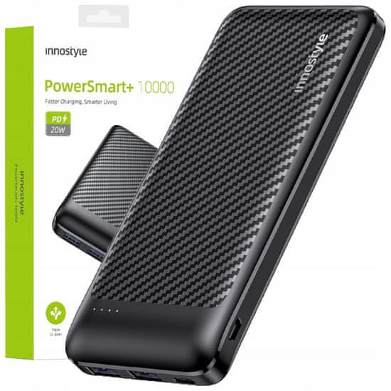 Innostyle Innostyle Powersmart+ Powerbank 10000Mah 3X Usb Usb-C 20W S Usb-C Káblom