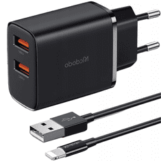 Mcdodo Mcdodo Sieťová Nabíjačka Pre Apple 2Xusb 12W + Iphone Lightning Kábel 1M