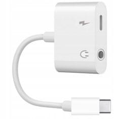 CO2 Co2 Adaptér Usb-C Mini Jack 3,5 Mm Adaptér Aux Kábel Pre Samsung Apple S Dac