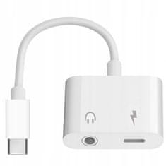 CO2 Co2 Adaptér Usb-C Mini Jack 3,5 Mm Adaptér Aux Kábel Pre Samsung Apple S Dac