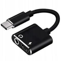 CO2 Usb-C Mini Jack 3,5 Mm Adaptér Aux Kábel Pre Samsung Apple S Dac