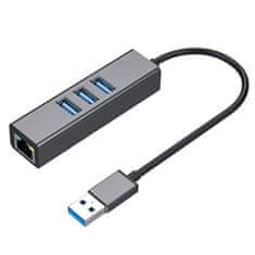 CO2 Co2 Adaptér Usb Ethernetový Adaptér Sieťová Karta Lan Hub Usb Gigabit Rj45