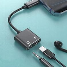 CO2 Usb-C Mini Jack 3,5 Mm Adaptér Aux Kábel Pre Samsung Apple S Dac