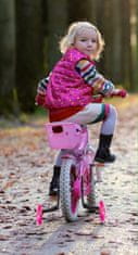 Korbi Bočné podperné kolesá pre detský bicykel 12-20" s LED svetlom, ružové