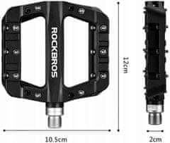 Korbi Lahké platformové pedále s univerzálnymi pinmi, Rockbros x2