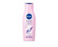 Nivea Ošetrujúci šampón s mliečnymi a hodvábnymi proteínmi na unavené vlasy bez lesku Hair milk Shine ( Ca (Objem 400 ml)