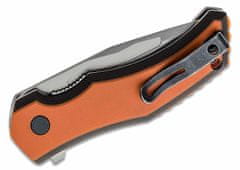 CRKT CR-2372 Fawkes Orange vreckový nôž s asistenciou 7 cm, čierna, oranžová, G10