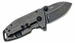 CRKT CR-2485K Squid Compact Black malý vreckový nôž 4,4 cm, Black Stonewash, celooceľový