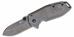 CRKT CR-2493 Squid Assisted Black malý vreckový nôž s asistenciou 5,6cm, Black Stonewash, oceľ