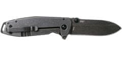 CRKT CR-2495K Squid XM Black vreckový nôž 7,5 cm, Black Stonewash, čierna, G10