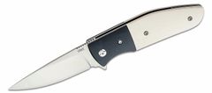 CRKT CR-2867 Curfew White vreckový nôž 7,9 cm, biela, micarta, hliník 