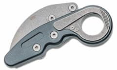 CRKT CR-4045 Provoke Compact vreckový nôž - karambit 5,7 cm, Stonewash, hliník 