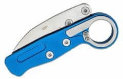 CRKT CR-4050 Provoke Blue vreckový nôž 6,5 cm, modrá, hliník