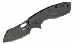 CRKT CR-5315KS Pilar Large Black vreckový nôž 6,8 cm, Black Stonewash, celooceľový