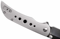 CRKT CR-6135 Oxcart Silver vreckový nôž 7,8 cm, celooceľový