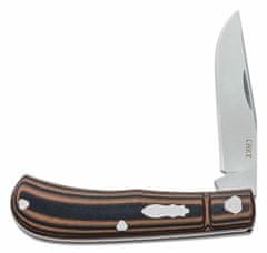 CRKT CR-7100 Venandi Brown pánsky vreckový nôž 8 cm, čierno-hnedá, G10