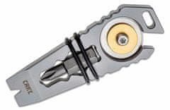 CRKT CR-9913 Pry Cutter Keychain Tool kompaktný prívesok na kľúče s nástrojmi, nerezová oceľ