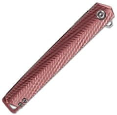 CRKT CR-K820BXP Stylus Maroon vreckový nôž 8,7 cm, vínová červená, hliník