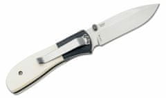 CRKT CR-M4-02M M4-02M White vreckový nôž 8,3 cm, biela, čierna G10, živica