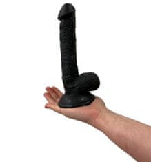 Xcock Veľký realistický čierny dildo penis na prísavke