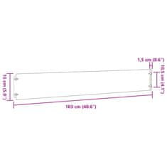 Vidaxl Obruby na trávnik 50 ks 15x103 cm pružná korténová oceľ