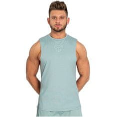 STRIX Pánske Cut-Off tielko Essential Stone Blue (Veľkosť XL)