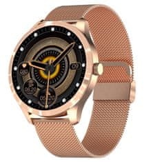 Neogo SmartWatch QS9L, rose gold/kovové