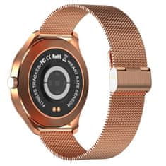 Neogo SmartWatch QS9L, rose gold/kovové