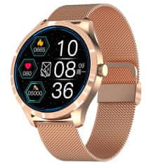 Neogo SmartWatch QS9L, rose gold/kovové