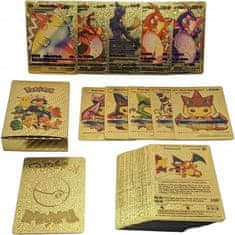 Korbi Kolekčné karty Pokémon 55 kusov, zlaté