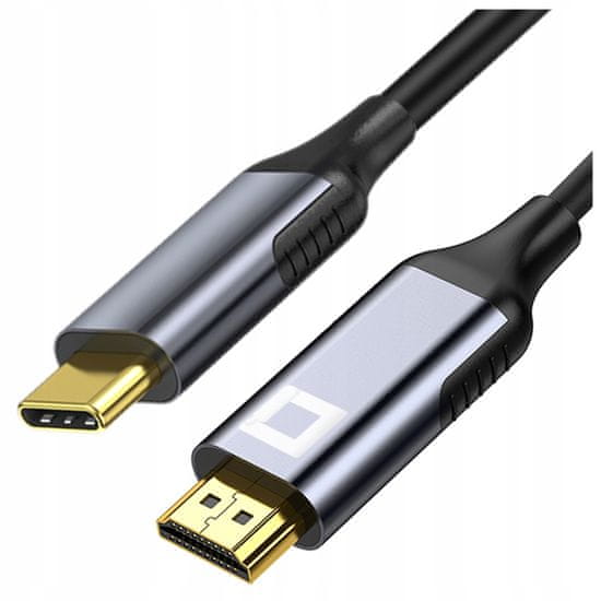 CO2 Co2 Kábel Usb-C Hdmi Adaptér Rozbočovač Usb Typ C Na Hdmi Mhl 4K 60Hz 2M