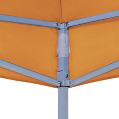 Vidaxl Strecha na párty stan 3x3 m, oranžová 270 g/m²