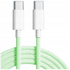 CO2 Nabíjačka Co2 Usb-C Rýchlonabíjací Kábel Usb Typu C Pre Iphone 15 1M Zelená