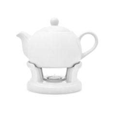 Bella Fiore Kanvica porcelán 1000ml s ohrievačom WHITE