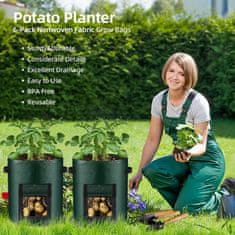 HOME & MARKER® Prenosný pestovateľský záhradný záhon na pestovanie zeleniny (30 x 35 cm, 26L) FLORAFOLD 2+2 ZADARMO | F4LORAFOLD