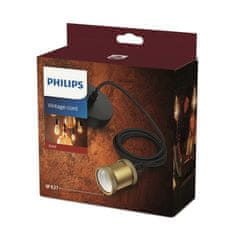Philips Philips Vintage závesný kábel 2m s objímkou E27 max. 40W IP20, zlatá