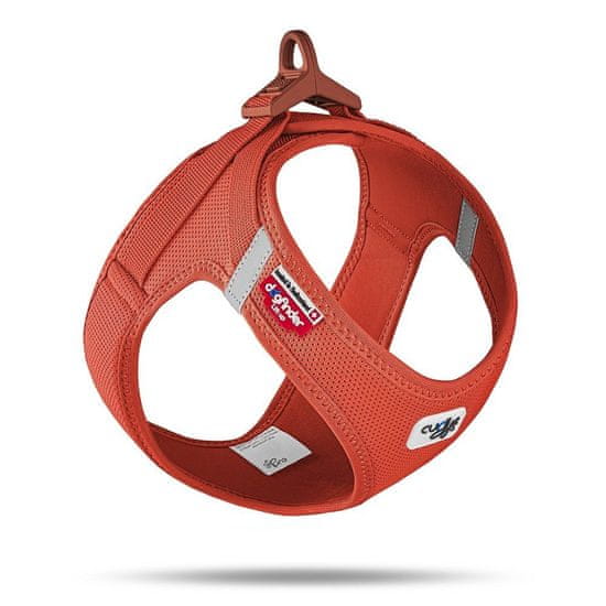 curli Postroj pre psov so sponou Air-Mesh Sun Orange, 2XS, 2-4 kg