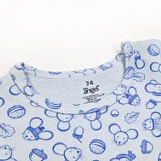 LittleAngel LITTLE ANGEL Body tričko šmyk s potlačou Outlast 62 sv.ľadovo modrá myšky