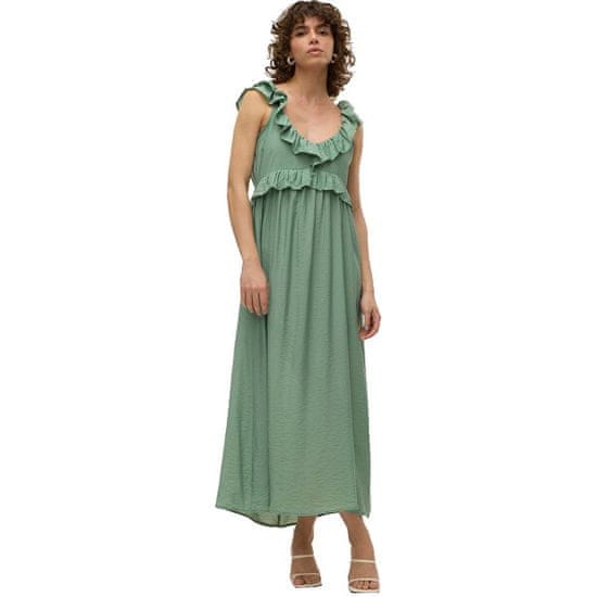 Vero Moda Dámske šaty VMJOSIE Regular Fit 10303761 Hedge Green