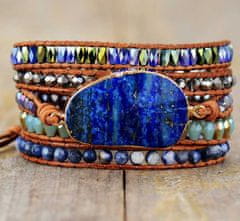 Flor de Cristal Náramok Lapis lazuli - Múdrosť