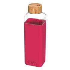 QUOKKA Storm sklenená fľaša 700 ml, maroon