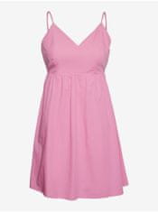 Vero Moda Ružové dámske šaty Vero Moda Charlotte M