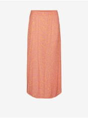 Vero Moda Ružovo-oranžová dámska kvetovaná maxi sukňa Vero Moda Menny XS