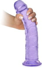 XSARA Velký penis 25 cm gelové elastické dildo na silné přísavce - 79371497