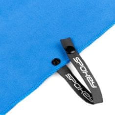 Spokey SIROCCO L Rýchloschnúci uterák s odnímateľnou sponou, modrý, 50 x 120 cm