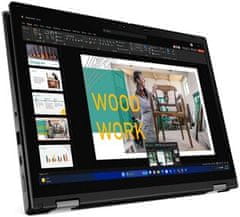 Lenovo ThinkPad L13 2-in-1 Gen 5 (Intel) (21LM001HCK), čierna