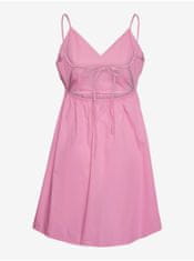 Vero Moda Ružové dámske šaty Vero Moda Charlotte M