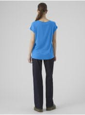 Vero Moda Modré dámske tričko Vero Moda Ava XS
