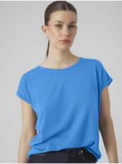 Vero Moda Modré dámske tričko Vero Moda Ava XS