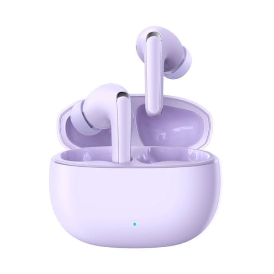 shumee TWS Funpods Series JR-FB3 Bluetooth 5.3 bezdrôtové slúchadlá, fialové